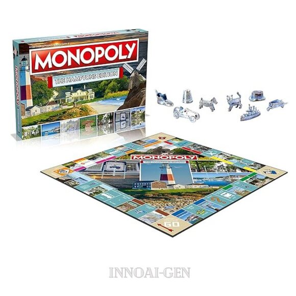 MONOPOLY Board Game - The Hamptons Edition New/Sealed Kids&adults Players, Game - Picture 3 of 5